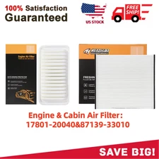 New Engine Cabin Air Filter Combo Set For Toyota Sienna Camry Lexus RX350 ES330