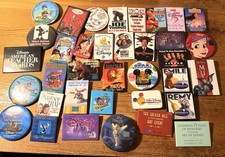Vintage 36 DISNEY  Cast Member Movie & Event  Promotional Buttons Pins