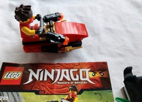 Lego Ninjago Lot Of Three Red Temple Spinjaro 30293 with Manuals 