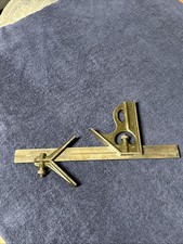 VINTAGE 12 inch Combination Square  AND Center Finder - HARDENED!! B3