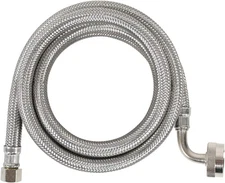 Certified Appliance Accessories Dishwasher Hose with 90 degree Silver/Pewter 