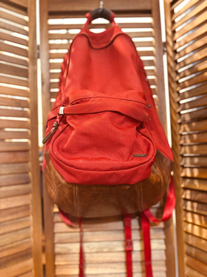 visvim Ballistic 22L Backpack Red CORDURA F.I.L Leather Bottom Rare JPN #486