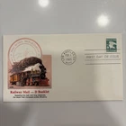 “Railway Mail - D Booklet” 1985 United States Stamp First Day Of Issue Cover