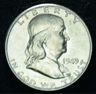 1949- Philadelphia Franklin Half Dollar,*** BU***