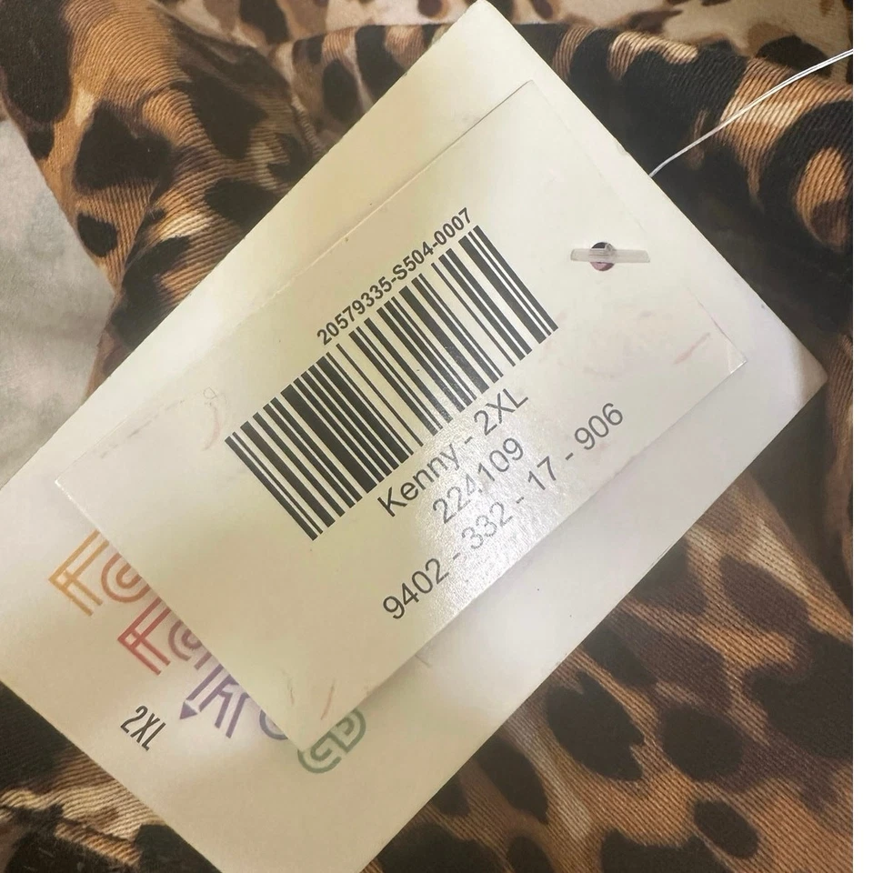 Chaqueta con estampado de leopardo LuLaRoe talla nueva con etiquetas 2XL Foto 3 de 4