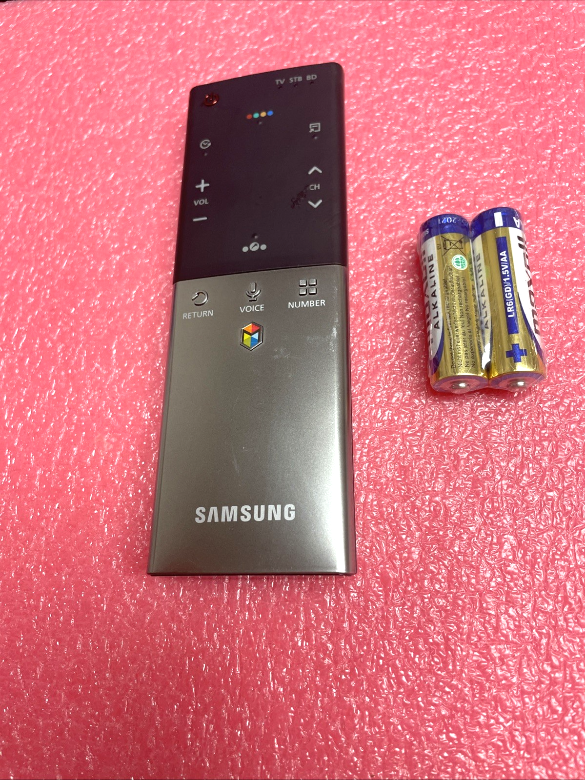 Samsung Rmctpf1ap1 Samsung RMCTPE1 TV Touch Voice Smart Remote Control With Receiver & 4 ...
