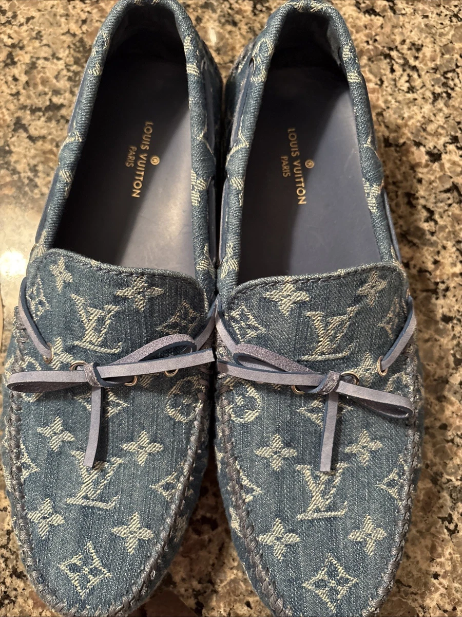 Louis Vuitton Moccasin Blue Casual Shoes for Men for sale | eBay