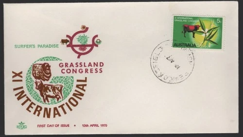 1970 Australia GRASSLANDS Congress ROYAL Unused FDC