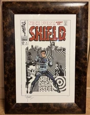 SIGNED Nick Fury Agent of SHIELD Steranko Poster Rare 74/300 Marvel Comics Group