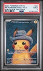 2023 POKEMON SVP EN-SV BLACK STAR PROMO #085 PIKACHU WITH GREY FELT HAT PSA 9