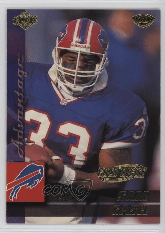 1999 Collector's Edge Advantage Gold Ingot Sam Gash #18 1m8