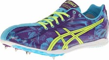 NIB ASICS GunLap Floral Track  Field Spike Cleats Shoes Mens 10.5 Womens 12