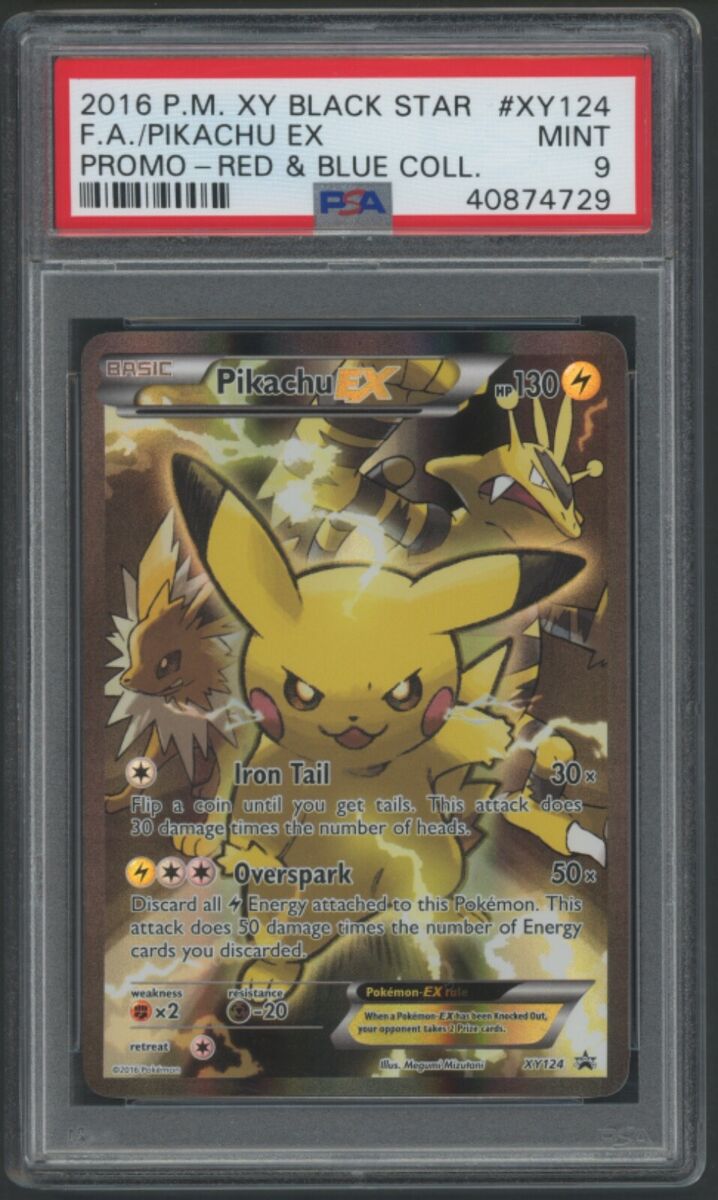 2016 Pokemon XY Blk Str Promo Red & Blue Coll #XY124 Pikachu 2016 Pokemon XY Blk Str Promo Red & Blue Coll #XY124 Pikachu