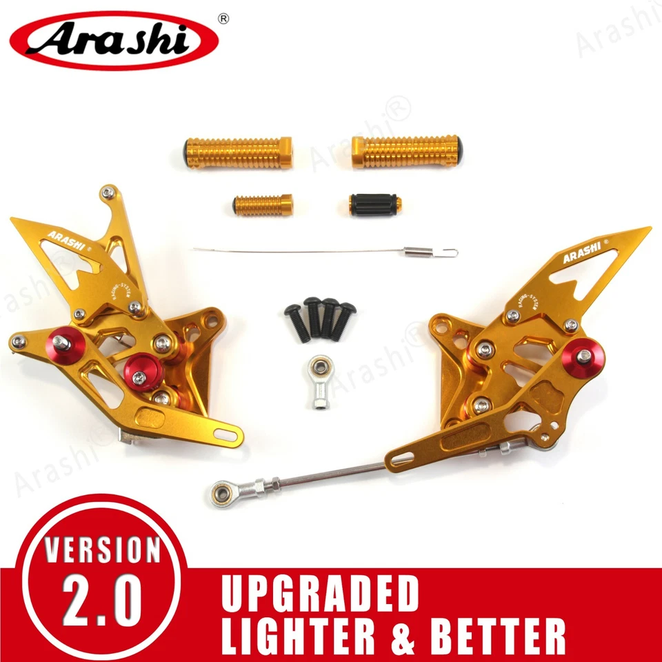 Juegos traseros ajustables Arashi para Suzuki Hayabusa GSX1300R 2008-2020 2011 2012 Foto 2 de 4