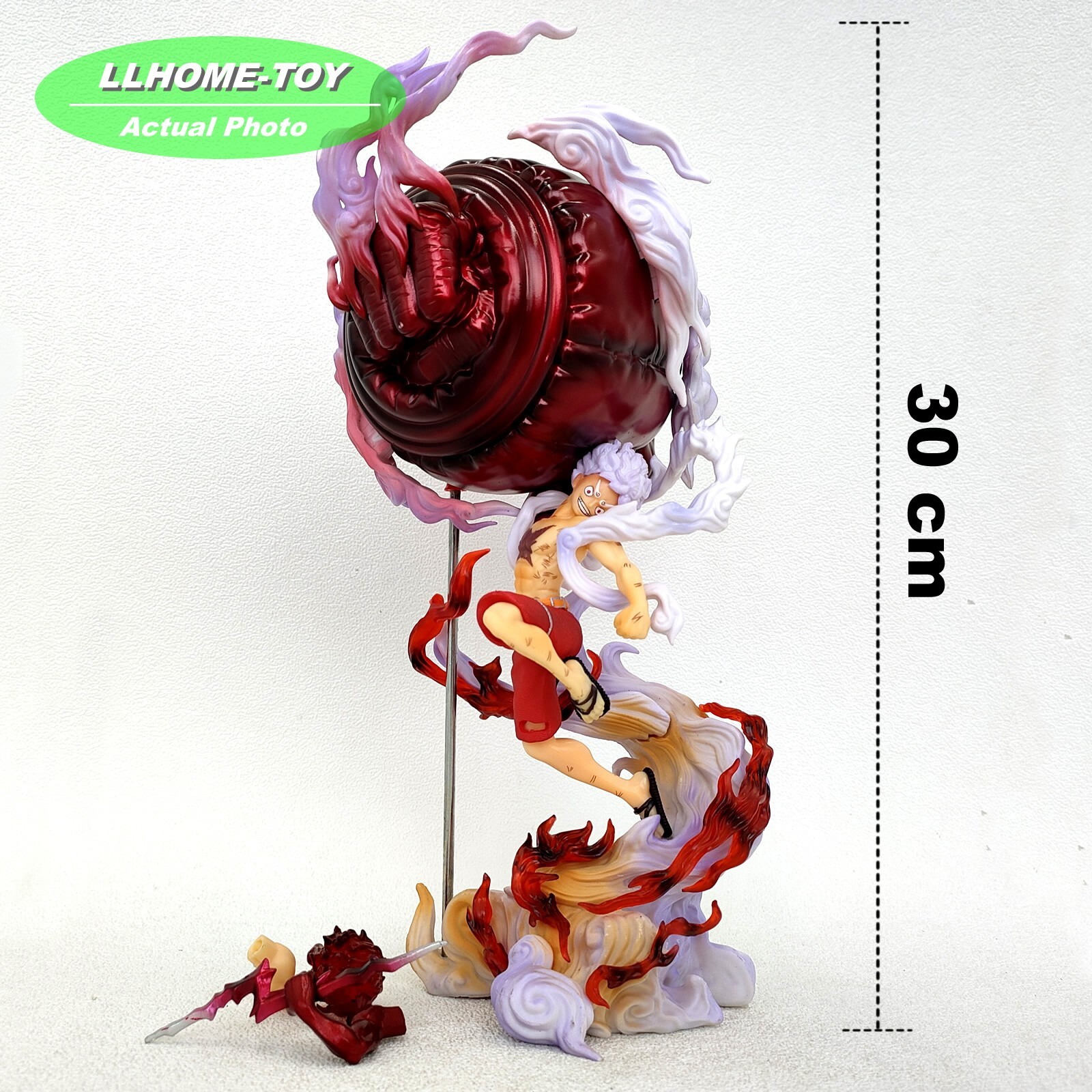 Anime One Piece SBS Monkey D Luffy Gear 5th Nika Big Fist Figure Statue Toy