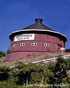 Fountain Grove Round Barn Santa Rosa California Giclee Photo