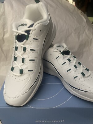 Easy Spirit White ESROMY Walk-Run Sneakers~Size 8 W NEW
