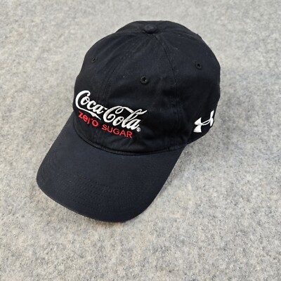 Under Armour Coca Cola Zero Sugar Hat One Size Fits All Black Embroidery Light