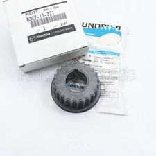 B3C711321 NEW GENUINE OEM MAZDA MIATA ENGINE BLACK CRANKSHAFT TIMING BELT PULLEY