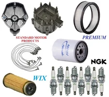 Tune Up Kit Air Oil Fuel Filters Wire Plugs For CADILLAC FLEETWOOD V8 6.0L 1980