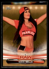 2019 Topps WWE Raw Wrestling BRONZE Parallel #54 Nikki Bella
