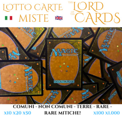 Mtg Magic Lot WÄHLEN SIE IHR LOT 100 500 1000 5000 Karten COMMON RARE OLD