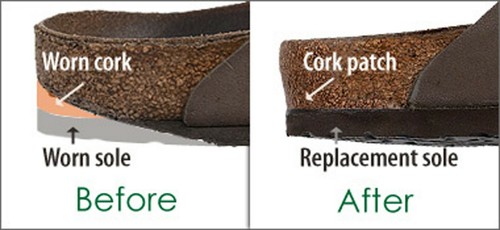 BIRKENSTOCK Reparatur Ersatz Nachsohle Set für Sandalen Schuhe & Kork Blatt Kleber  - Bild 10 von 10