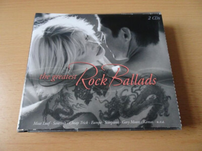 Doppel CD The Greatest Rock Ballads: Cheap Trick Scorpions Poison Bonfire Kansas