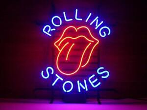 New Rolling Stones Beer Lamp Light Neon Sign 24"x20"