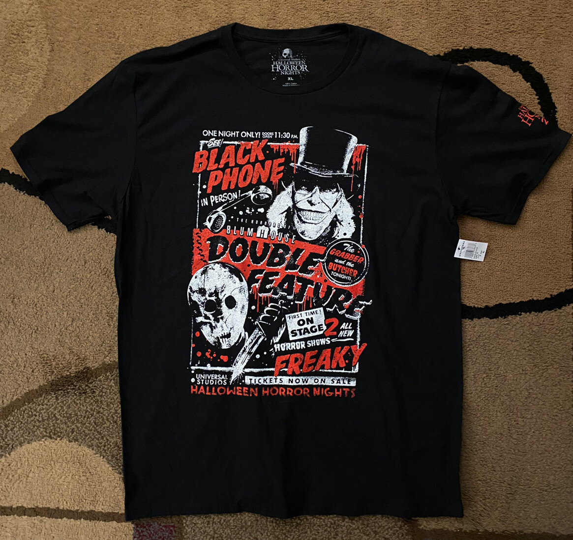 Universal Studios HHN 2022 BLACK PHONE BLUM HOUSE DBL FEAT. T