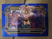 Duke Hudson 2023 WWE Prizm #90 FOTL Blue Shimmer Prizm /11