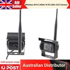 Wireless 2510 2.4GHz 18IR LED CCD Reversing Backup Camera 12-24V For Car Monitor