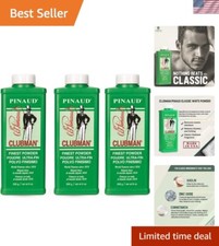 Classic White Grooming Powder for Men - 3-Pack, Moisture Control  Fresh Scent