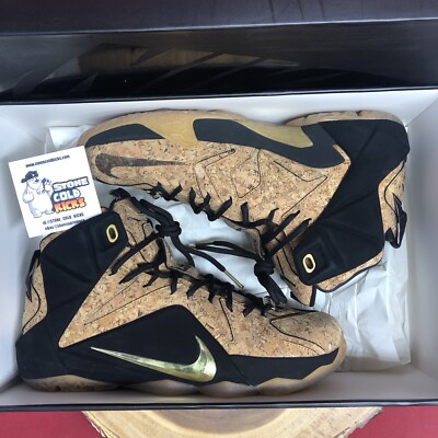 Nike Lebron 12 XII EXT King Cork 768829-100 Size 9.5 I III IV | eBay