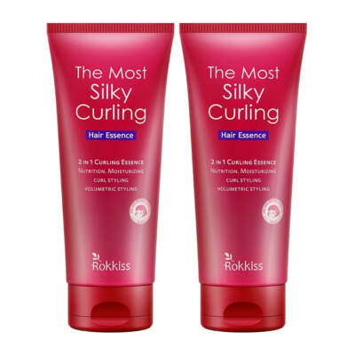 Rokkiss The Most Silky Curling Hair Essence 120ml*2Pcs - FREE SHIPPING
