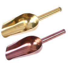 Rose Gold Scoops Gold Metal Sweet Shovel for Candy Buffet Kitchen Food Ice Scoop