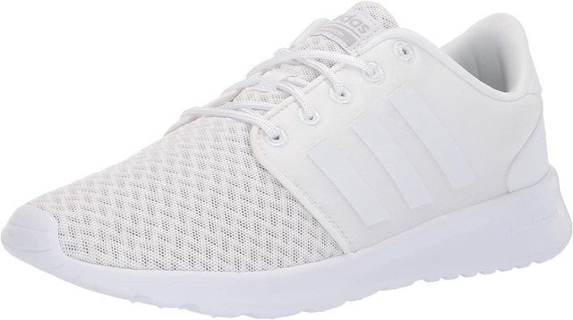 adidas women's cloudfoam qt racer shoes white