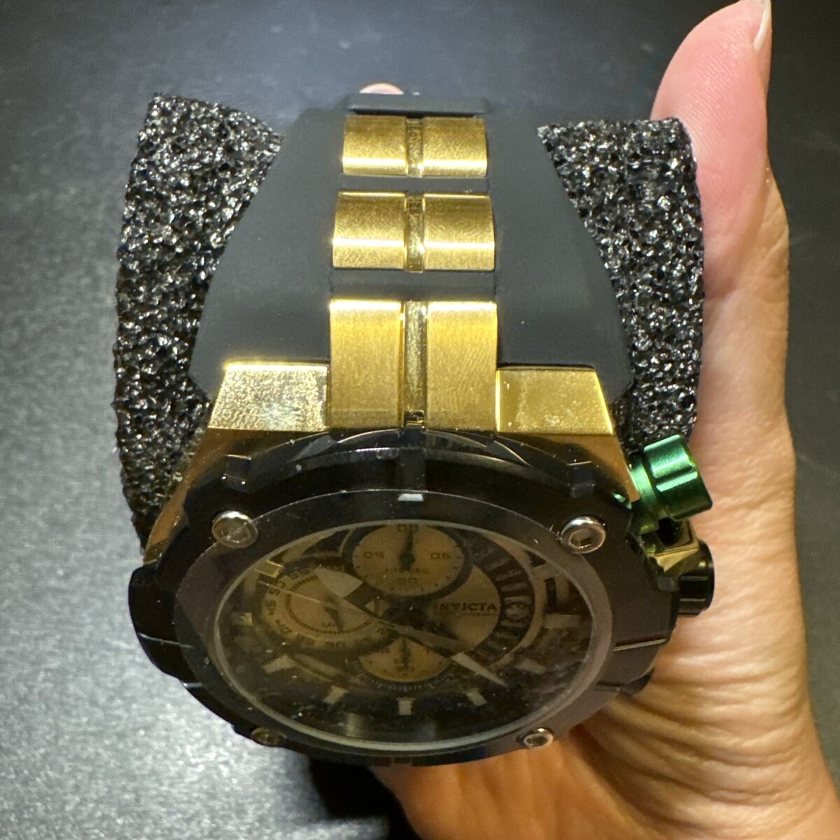 Invicta Sea Hunter Men Watch 52mm Black Gold 28051 W/R 200MT Invicta Sea Hunter Men Watch 52mm Black Gold 28051 W/R 200MT