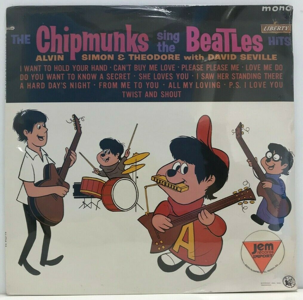 The Chipmunks Sing The Beatles' Hits LP 1964 US ORIG SEALED