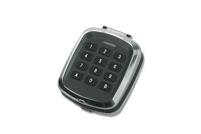 SCHARTEC Pulsador de código inalámbrico Hörmann 868 MHz comp. Cerradura de código antracita cerradura de combinación FCT 3