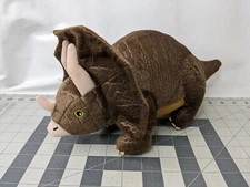 Kohls Brown Dinosaur Plush Triceratops 8 Inch Stuffed Animal Toy