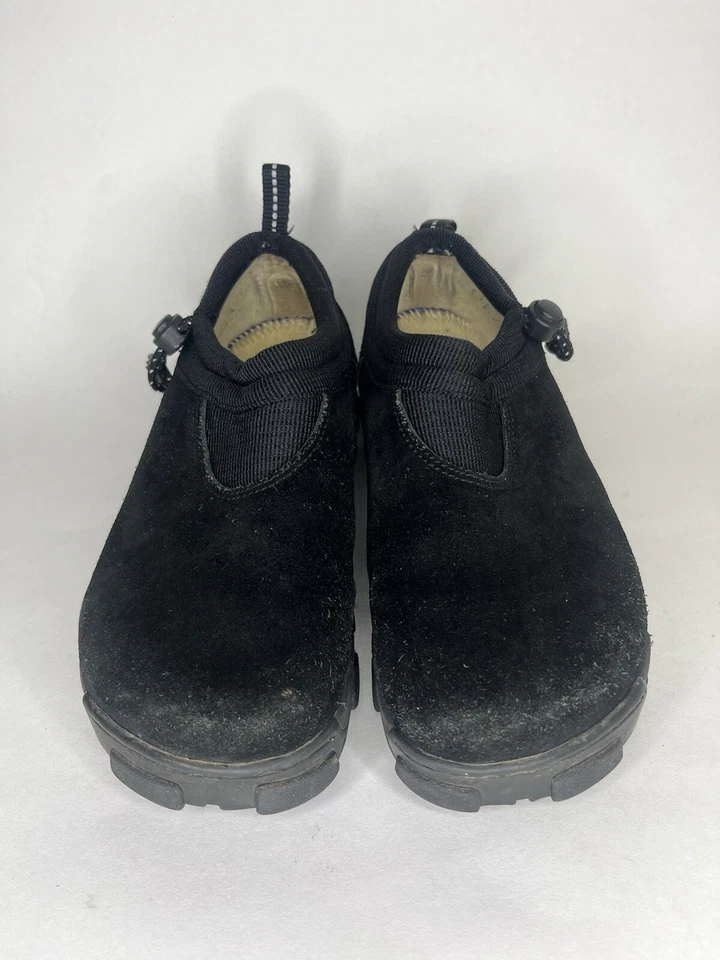 Женские тапочки emu australia размер 8 черные замшевые слипоны - Изображение 2 из 4