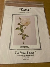 NEW THE SILVER LINING "DIANA" THE PEOPLE'S PRINCESS CROSS STITCH CHART PACK