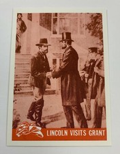 1965 Civil War Picture Card Reprint Single 49 Lincoln Visits Grant 1965 Civil War Picture Card Reprint Single 49 Lincoln Visits Grant