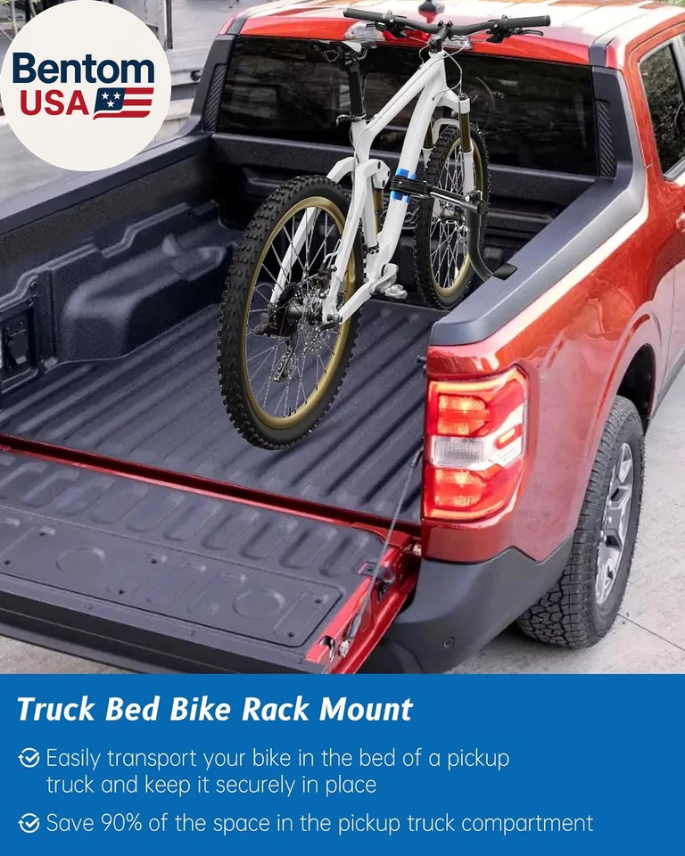 Soporte para bicicleta con cama de camioneta, soporte para bicicleta con cama de camioneta estándar con anti-C Foto 2 de 4