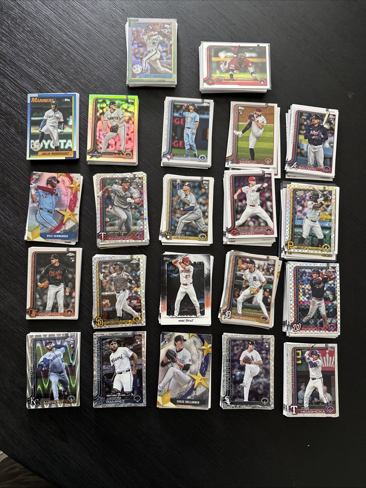 Baseball Card Lot - TOPPS Update/Chrome (over 200 Cards)