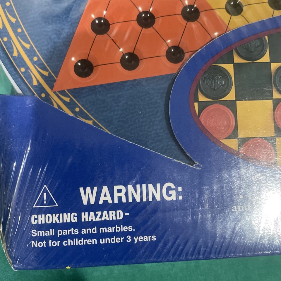 Vintage Maplegrove Collection Chinese Checkers, Checkers, and Chess Games Sealed - Image 3 of 4