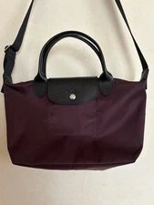 Longchamp Le Pliage ENERGY S size coffee brown Shoulder Handle Bag  Outlet