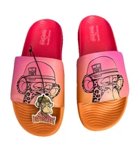 SKECHERS x SNOOP DOGG LOW SLIDERS DR. BOMBAY POP SLIDE SANDALS SIZE 9 New