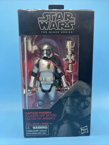 Star Wars Black Series 6 inch Captain Phasma (Quicksilver Baton) Exclusive